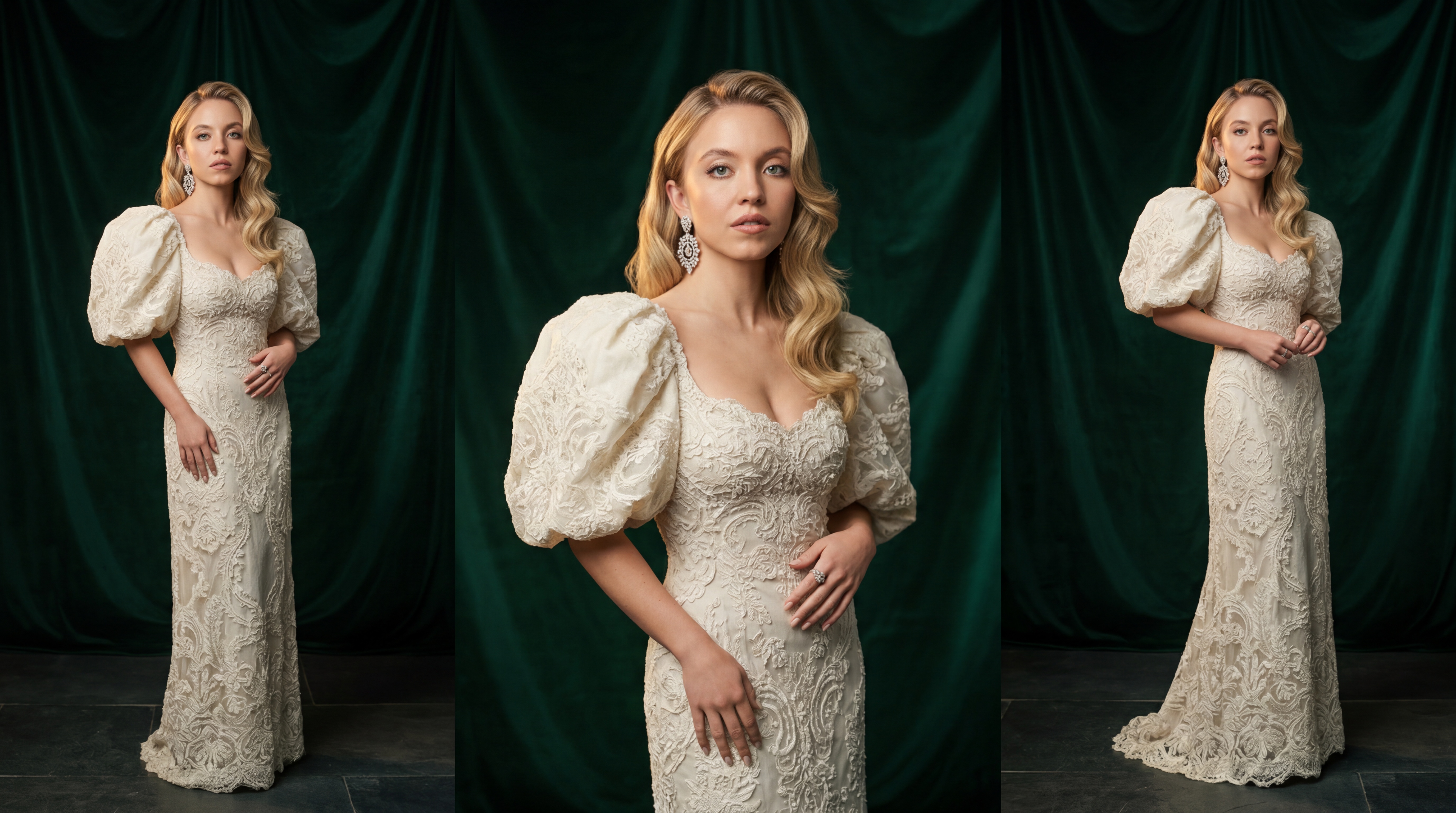 Portrait éditorial haute-couture en 4K