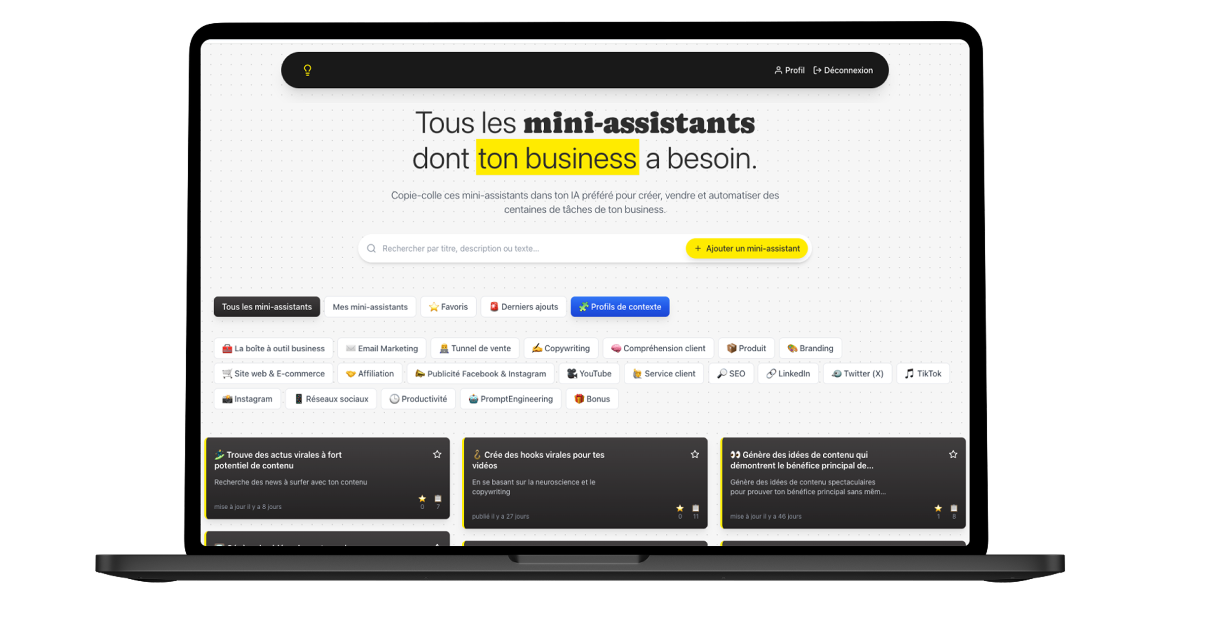 PromptMaster - Interface